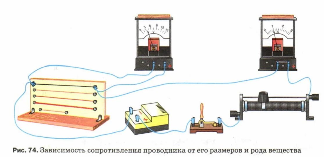 Опыт с резистором