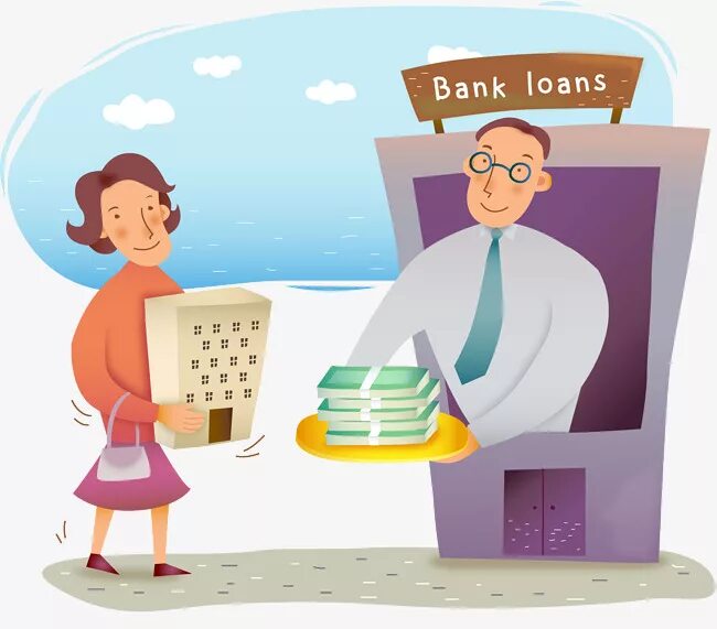 The loans in banks. Loans иллюстрации. Bank loan. Bank клипарт. Иду в банк картинки.