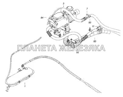 Шланг топливный пжд