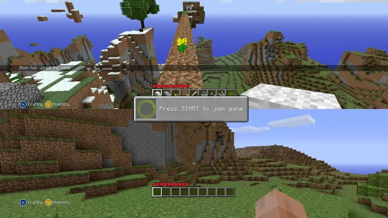 Xbox Minecraft 2 игрока. Игра Minecraft Xbox one. Xbox 360 майнкрафт вдвоем. Minecraft Xbox второй мод. Как поиграть вдвоем в майнкрафт