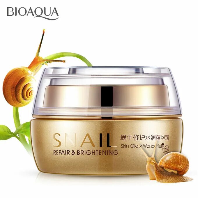 Snail repairing cream с улиткой. Крем Snail Repair Brightening. Крем для лица BIOAQUA Snail Repair & Brightening Cream. Крем Snail Repair Brightening Snail Skin leading brands Skin Glow wonderful. Увлажняющий крем с муцином улитки Snail Repair & Brightening.