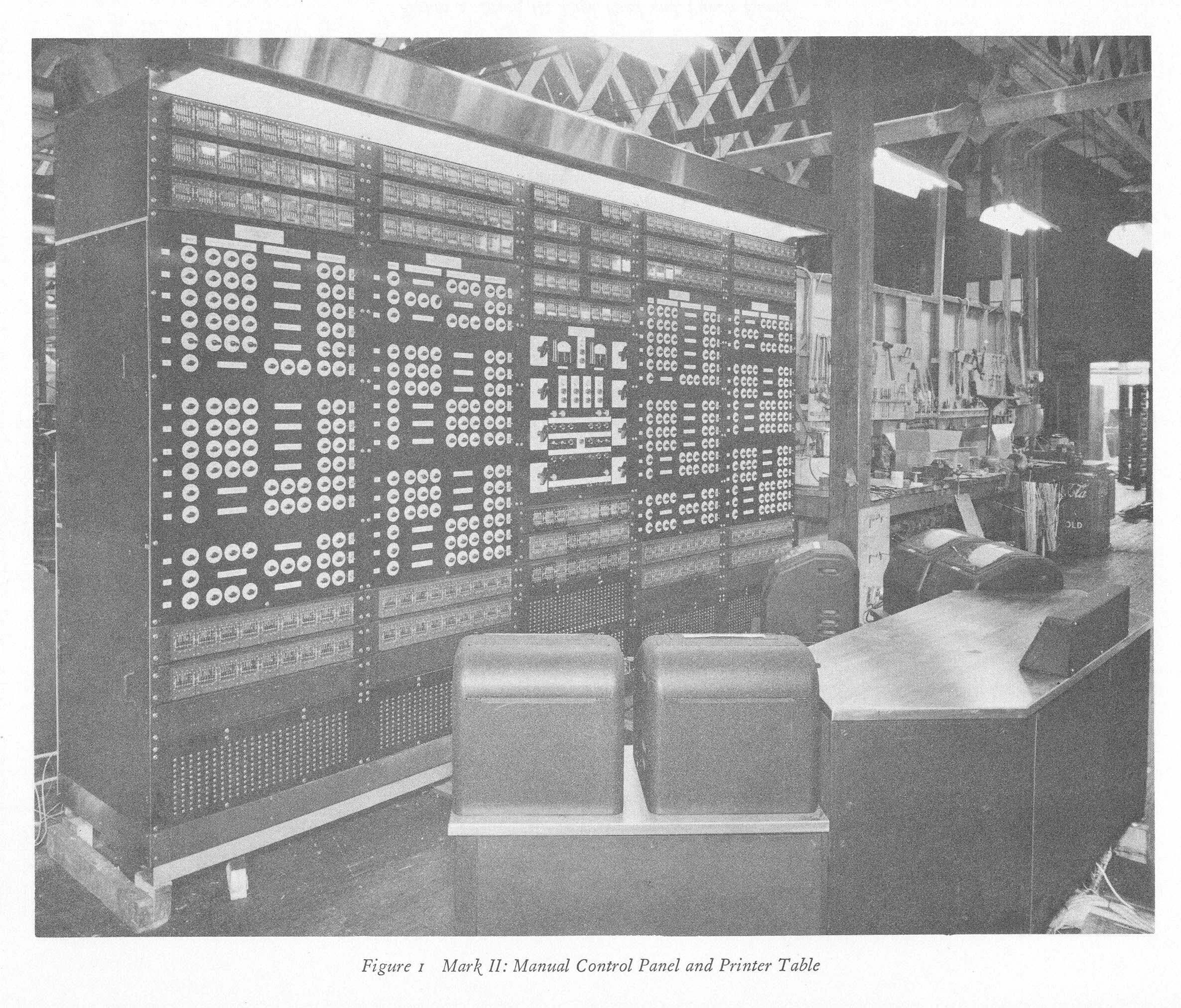 Mark computers. Mark II Aiken relay calculator.