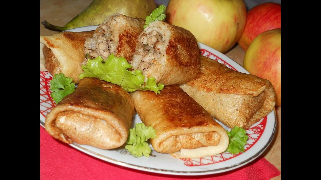 Фаршированные блинчики с мясом. - DRIVE2