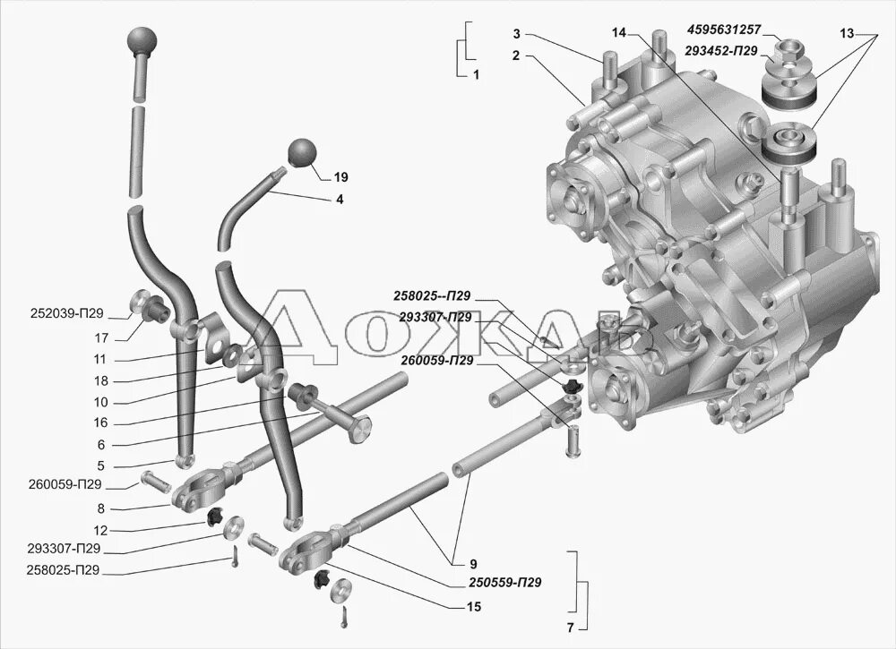 Привод управления Газель 4х4. Рычаги переключения раздатки Газель 4х4. Рычаги управления раздатки Газель 4х4. Соболь КПП 33027.