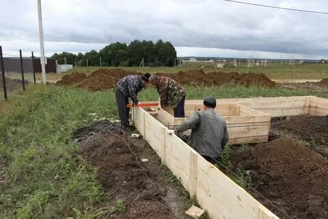 Опалубка на неровном