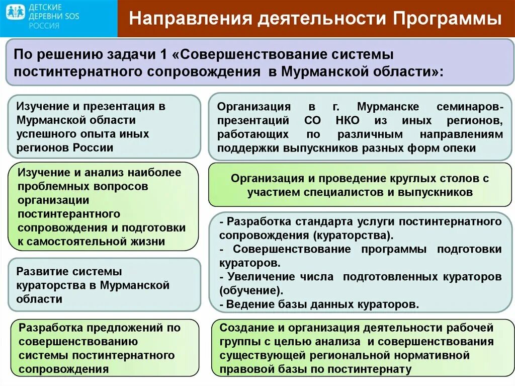 Программная деятельность в организации. Программа деятельности. Направления работы в программе. Направления деятельности для решения проблемы. Предложения по совершенствованию деятельности по направлению.