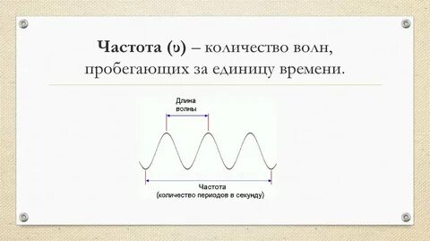 Механические волны период частота