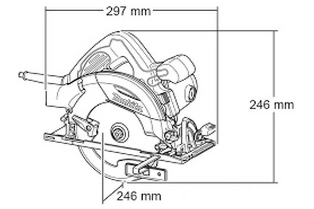 Пила размеры. Дисковая пила Makita hs7101. Дисковая пила Makita hs6101. Hs6101. Циркулярка Макита 190 мм схема.