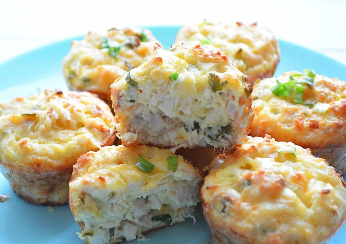 Маффины с курицей