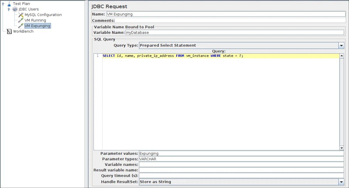 Requesting configuration. The names database. mssql db. jdbc connection configuration jmeter.