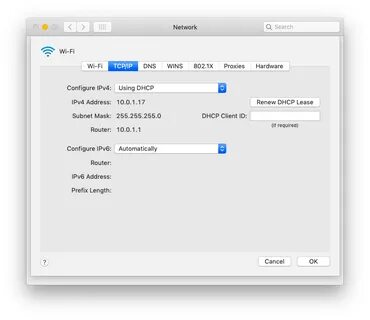 Wi fi address