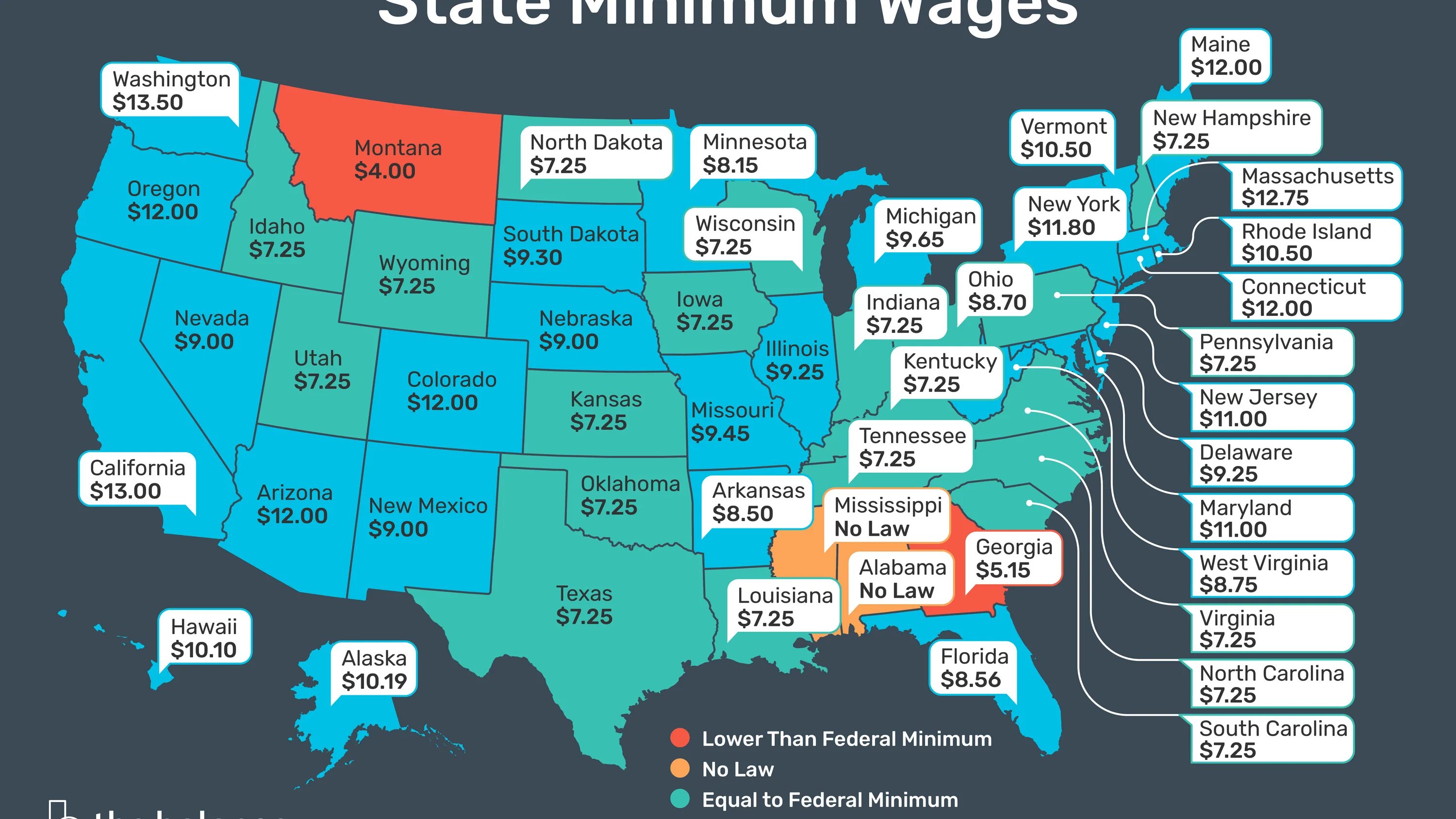 Минимальная ставка в час. Минимальная зарплата в США по Штатам. Заработная плата в США по Штатам. Средняя заработная плата в Америке по Штатам. Средняя зарплата в США по Штатам 2023.