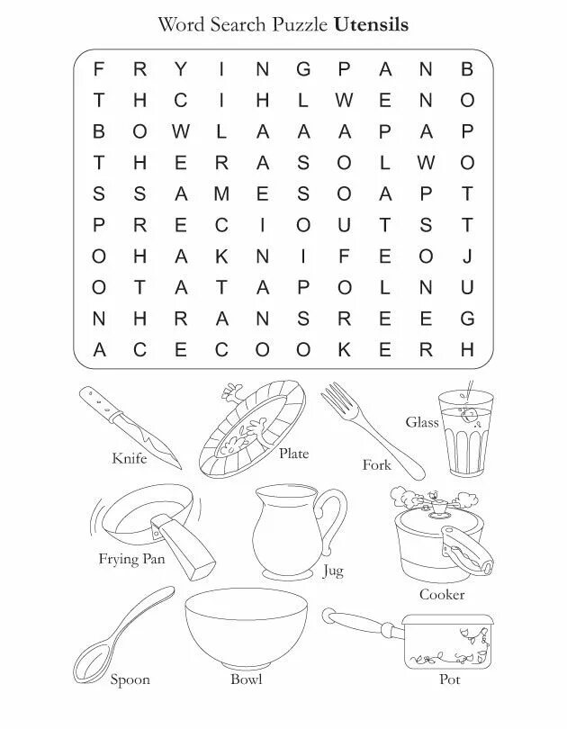 Cooking tasks. Задания по английскому посуда. Задания по теме посуда на английском языке. Задания на англ по теме посуда. Упражнения на тему посуда английский.