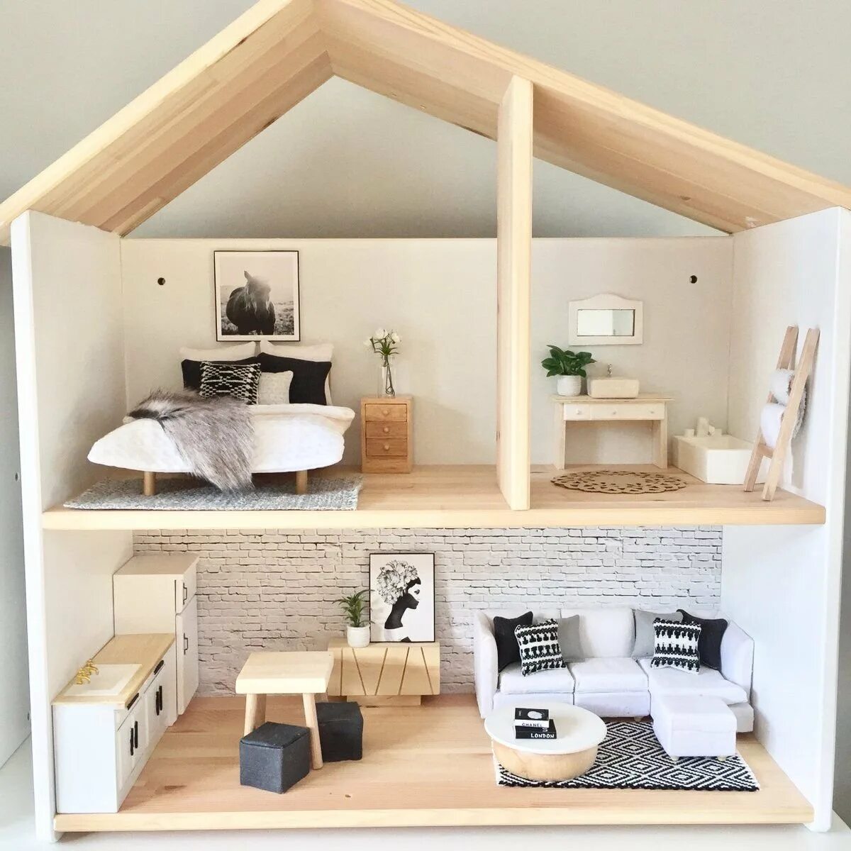 Как сделать домик в комнате. Домик икеа флисат. ikea флисат кукольный домик. кукольный домик деревянный икеа. деревянный дом для кукол икеа.