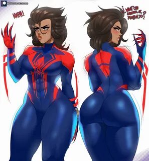 Spider-Woman 2099 by @EchoSaber1 Spider-Woman 2099 / Genderbent Miguel O&ap...