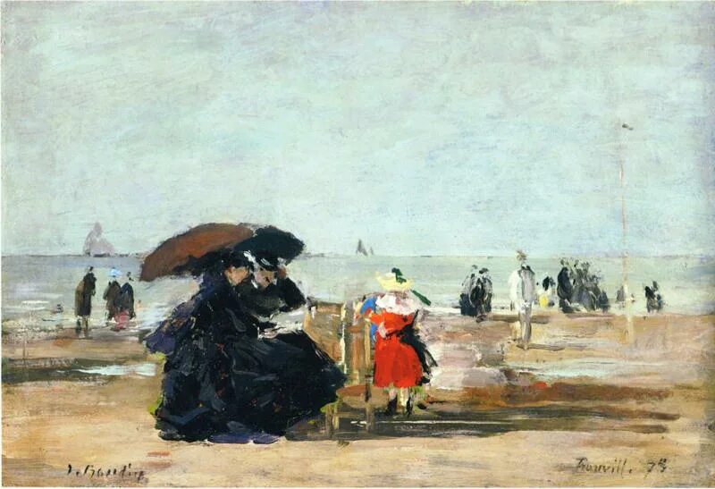 Ночь в монштаде счастливая случайность. Эжен Луи буден. Eugene Louis Boudin (1824-1898). Эжен буден художник. Эжен буден пляж.