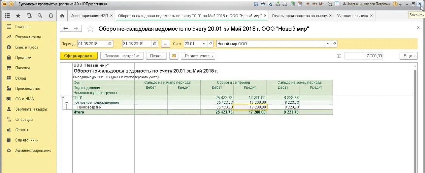 Незавершенное производство счет учета. 1с Бухгалтерия оборотно сальдовая ведомость. Счета учета в 1с 8.3. Оборотно-сальдовая ведомость по счету 20 с НЗП. Оборотно сальдовая ведомость в 1с 8.3 Бухгалтерия.