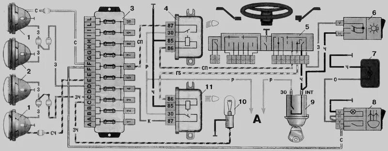 Схема включения фар 2106. Схема головного света ВАЗ 2106. Схема подключения фар ВАЗ 2106. Электропроводка задних фонарей ВАЗ 2106. Схему ваз 21 0 6