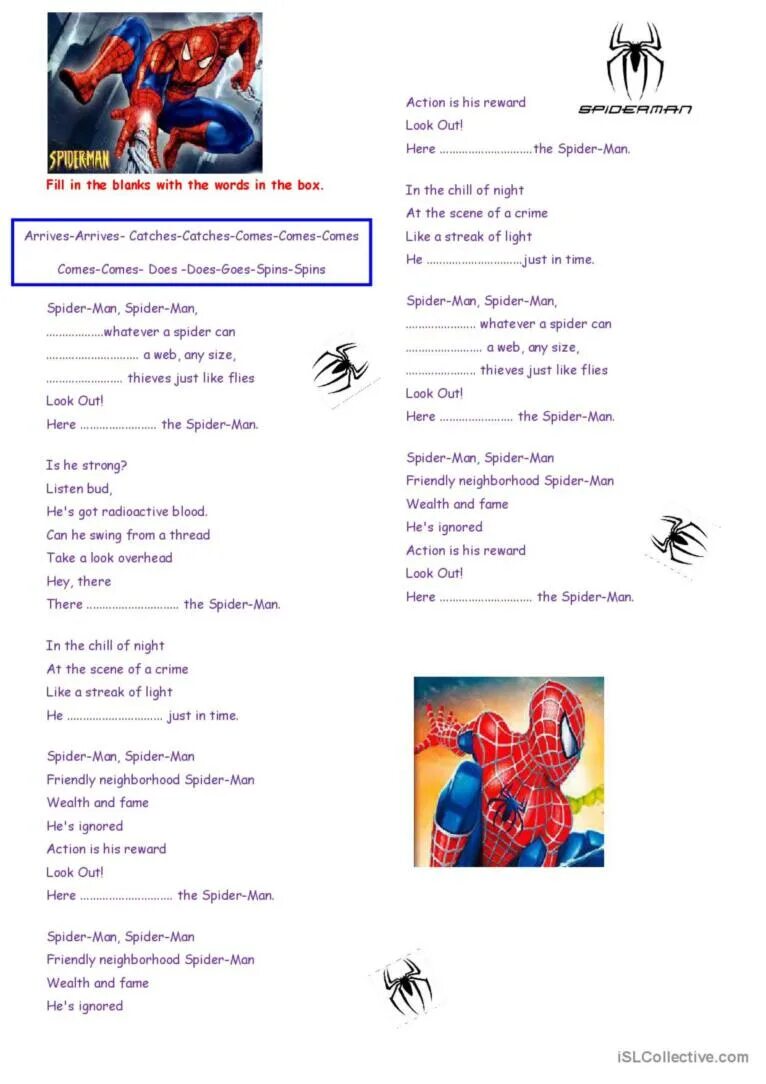 Человек паук текст. Человек паук на английском языке. Spider man worksheets. Человек паук на английском языке перевод. Описать на английском spider-man.