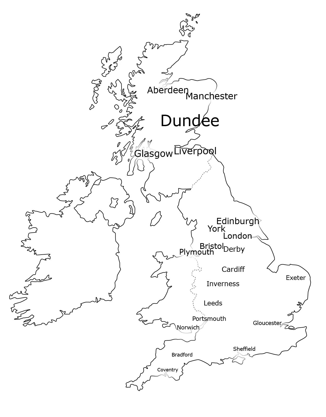 Контурная карта Великобритании. Экономическая карта Великобритании контурная. Контруная карт авлеикобритании. Карта Великобритании раскраска.