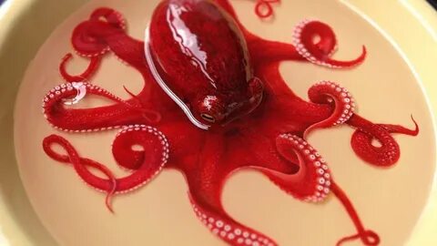Красный осьминог