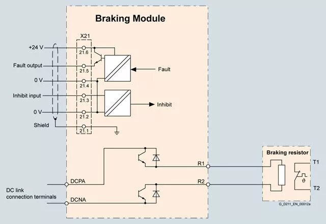 Brake module. 6sl3300-1ae32-5aa0. преобразователь частоты подключения sinamics g120. sinamics terminal module tm31. схема модуля тормоза.