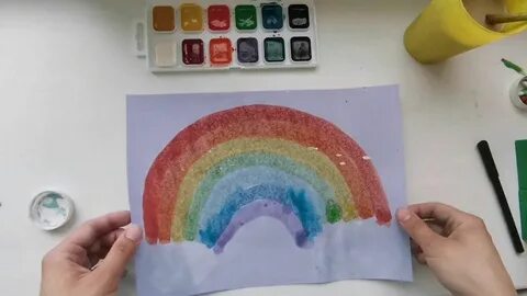 Рисование картинка для игры радуга старшая группа
