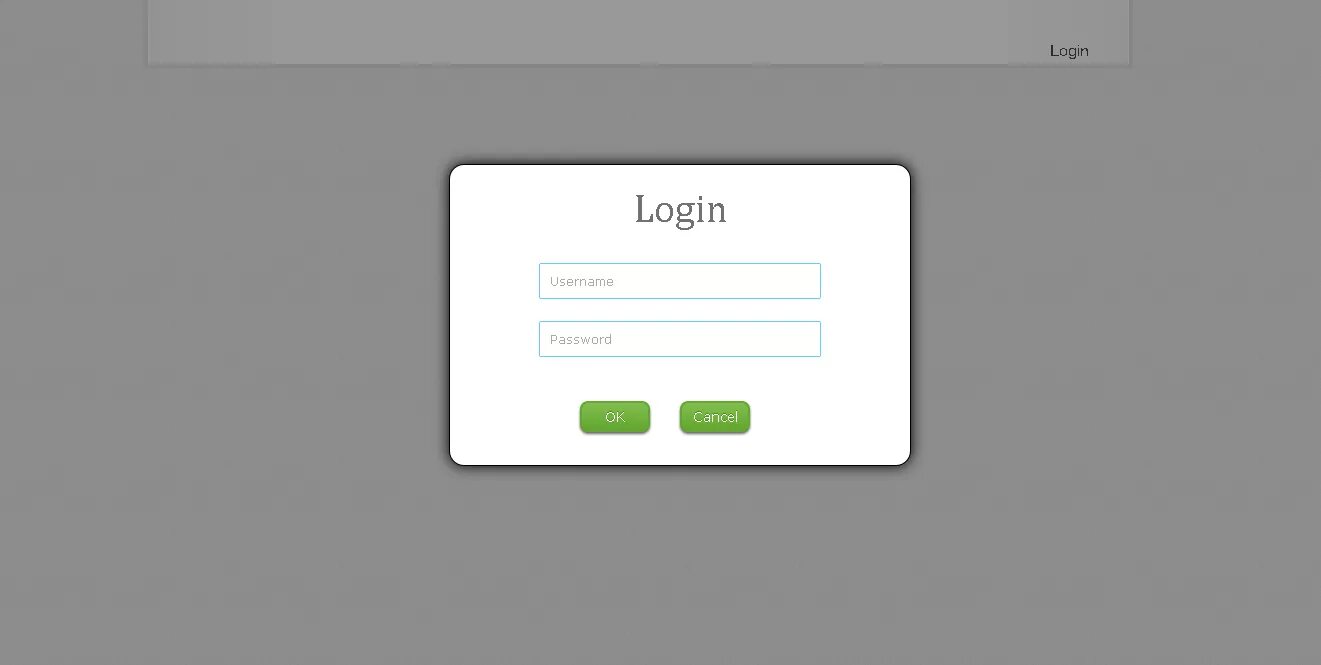 Popup css