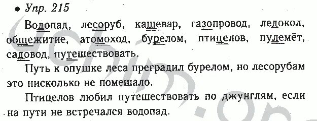 Не пойму ребята кто вы птицеловы. Лесоруб состав слова.