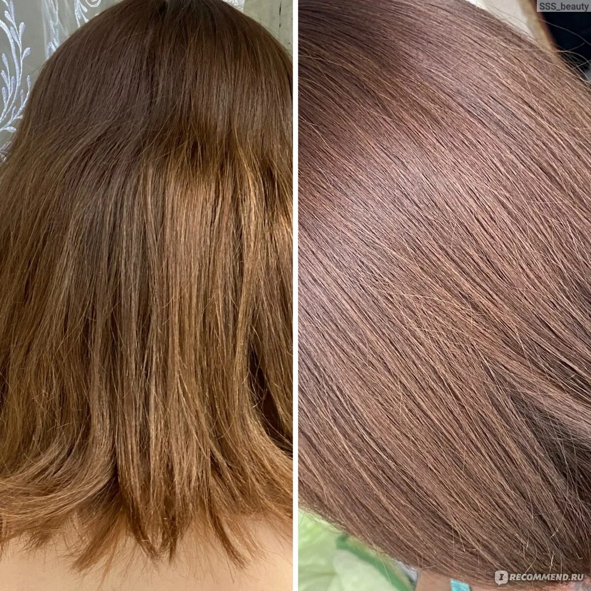 Волосы до после лореаль Отзыв о Стойкая крем-краска для волос Loreal Excellence Creme Отличная краска дл