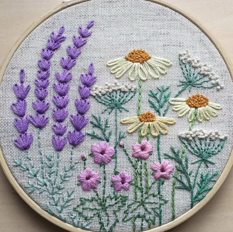 Вышивка цветов. Цветы для вышивания нитками мулине. Вышивка стежками. Вышивка бразильская техника рококо. Вышивка нитками мулине.