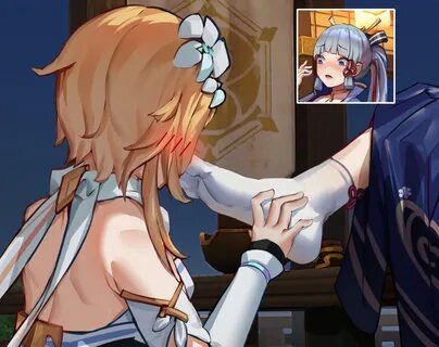 Genshin Impact Lumine x Ayaka Foot Worship - Page 10 - HentaiZap.