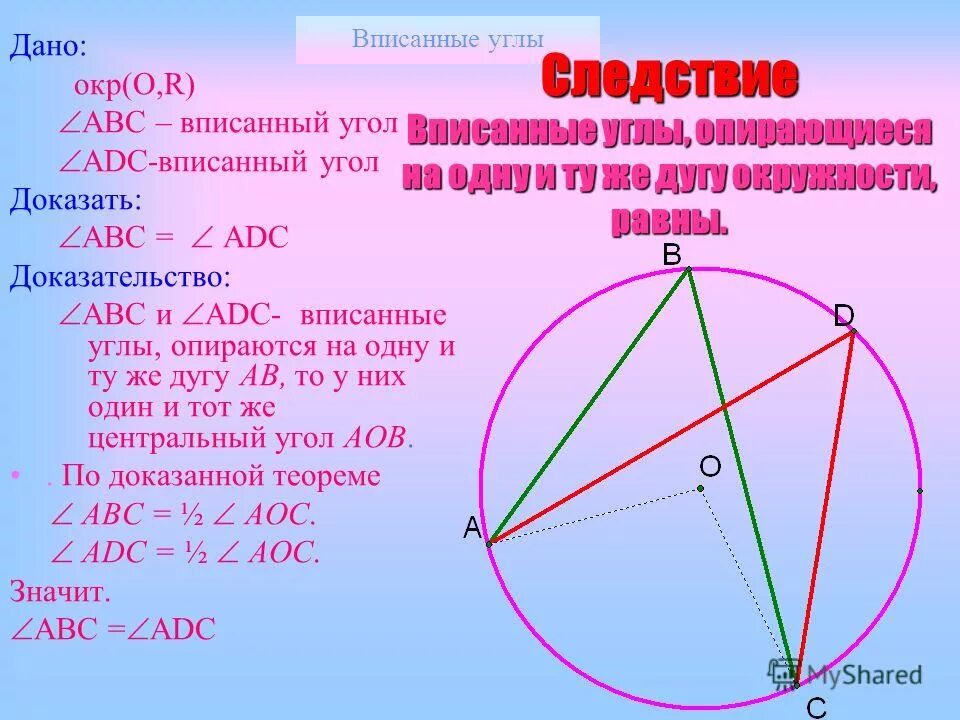 Вписанные углы опирающиеся на одну хорду равны доказательство. Вписанные углы опирающиеся на одну и ту же дугу равны доказательство. Вписанные углы опирающиеся на одну дугу равны доказательство. Углы опирающиеся на одну дугу равны. Равен ли вписанный угол дуге