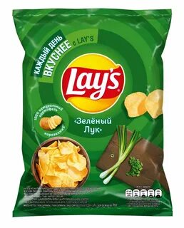 Чипсы lays зеленый лук