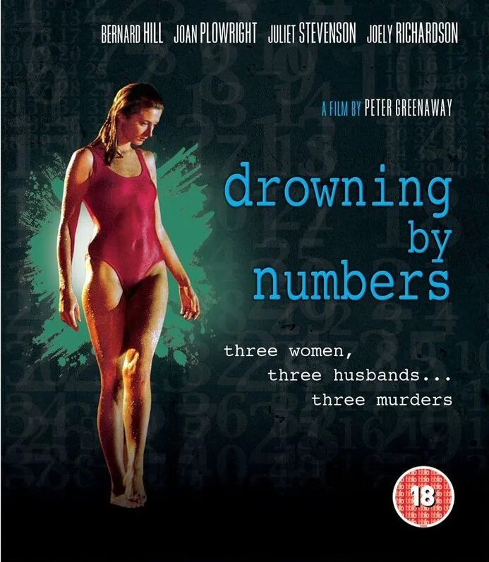 Drowning by numbers 1988. Drowning by numbers (1988) poster. Гринуэй отсчет утопленников.