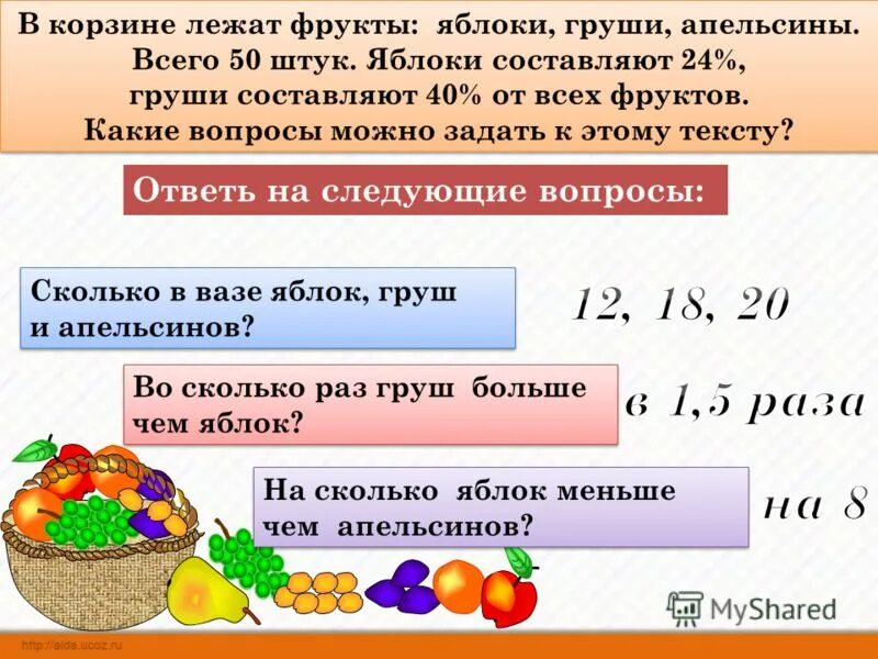 Из 8 кг фруктов