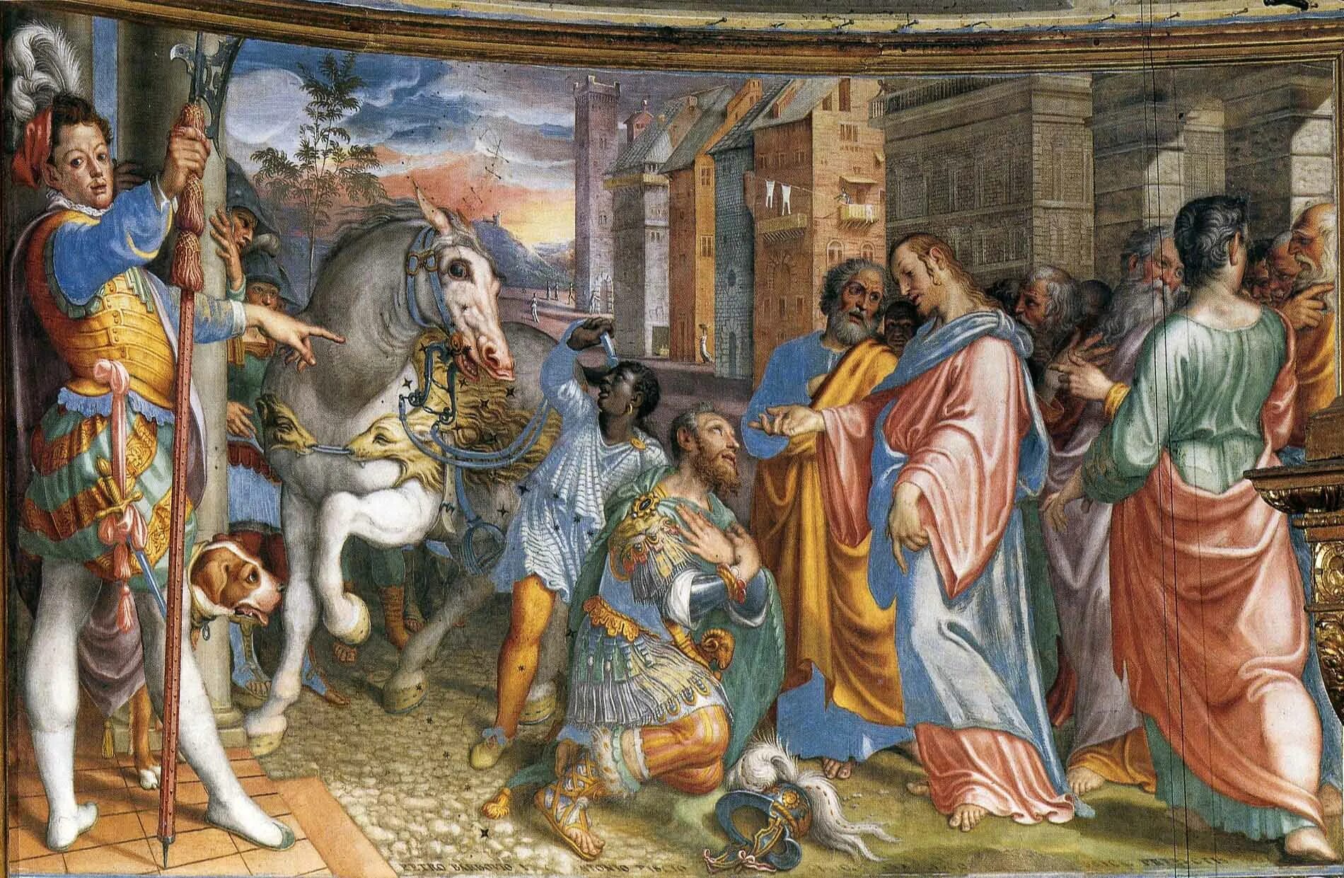 исцеление слуги капернаумского сотника. корнилий сотник икона. царедворец 5. исцеление сына царедворца в капернауме. иранская мифология фаридун сыновья.