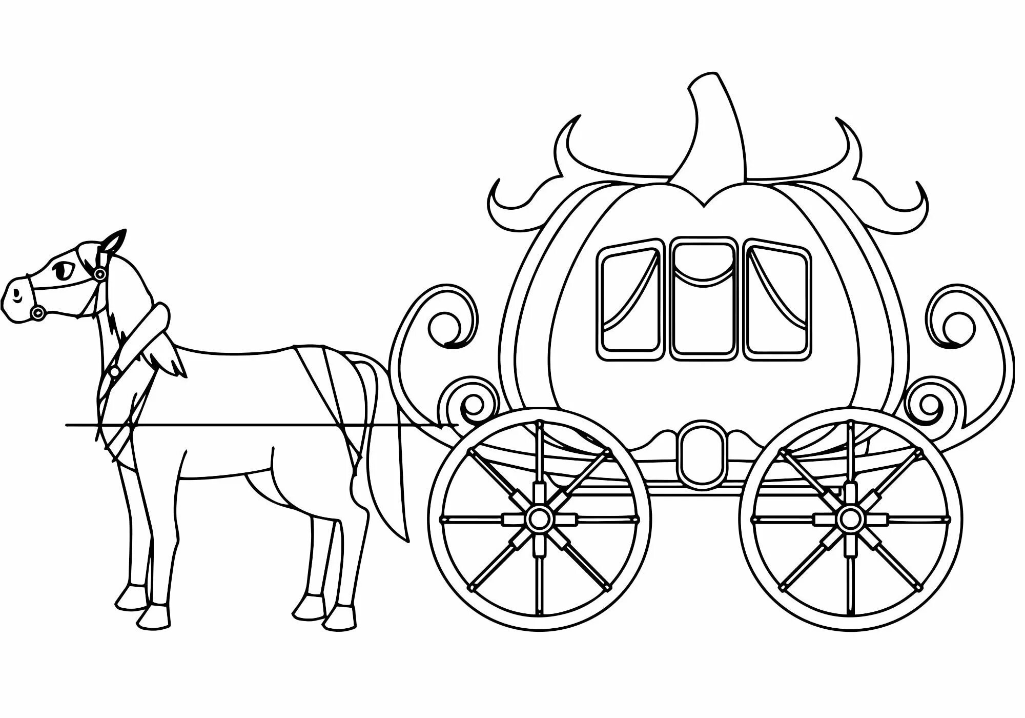 Лошадка с каретой раскраска. Лошадка с каретой раскраска. Раскраска карета с лошадью. Карета для золушки рисование. Карета раскраска.