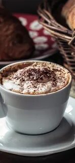 Кофе с молоком завтрак