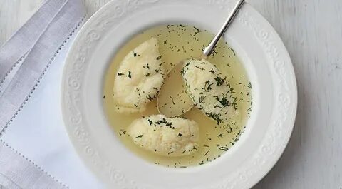 Клецки с яйцом