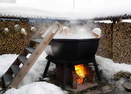 Чан на дровах
