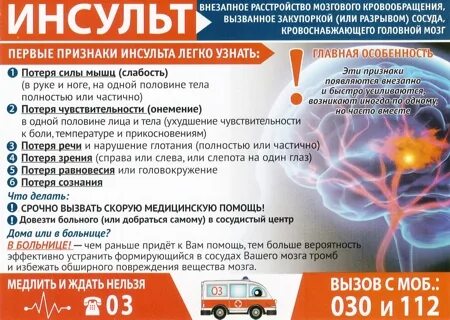 Инсульт сутки