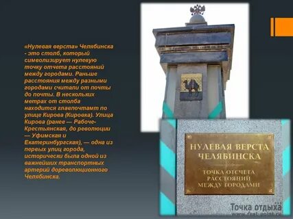 Памятники истории и культуры челябинской