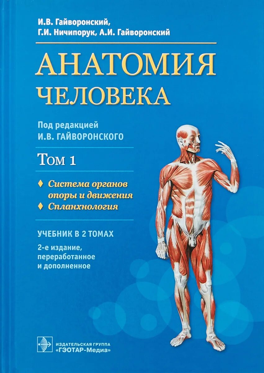 Анатомия человека пособия. Гайворонский Ничипорук анатомия человека том 2. Анатомия человека : учебник : в 2 т. Гайворовский. Гайворонский нормальная анатомия человека том 1. Анатомия и физиология человека Гайворонский и.в. том 1.