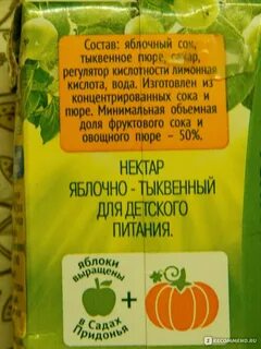 Польза тыквенного нектара с мякотью