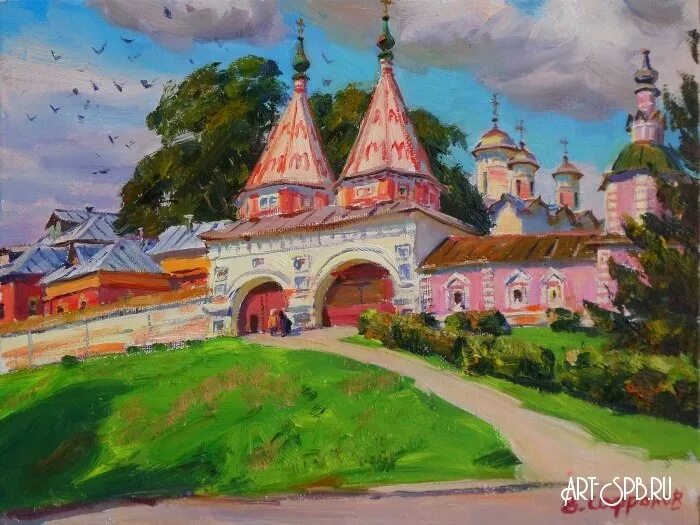 Суздаль арт. Суздаль арт. Суздаль арт. Владимир боголюбово суздаль. Художник кравцов суздаль.