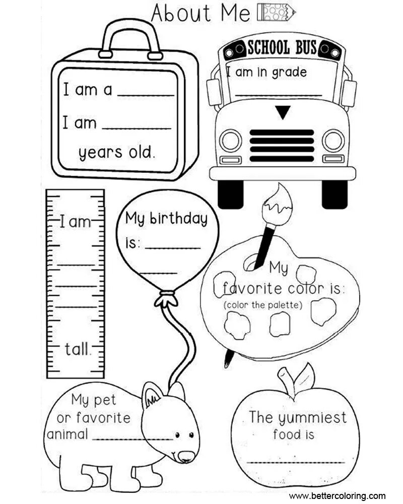 Шаблон about me. All about me Worksheets for Kids 2 класс. Лэпбук all about me. Worksheets about me для взрослых.