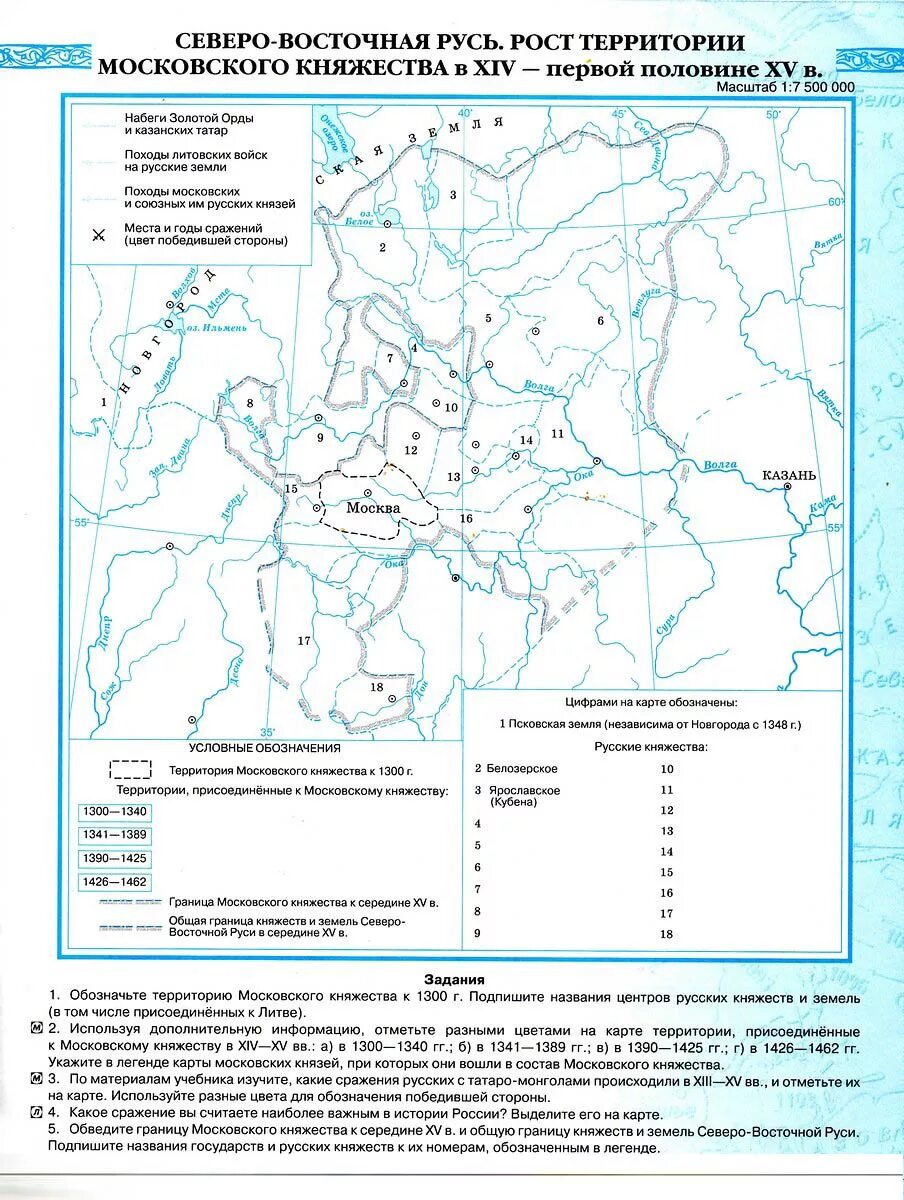 История россии контурные карты 12 13. Объединение земель вокруг Москвы 14 первая половина 15 века карта. Контурная карта Московское княжество в 15 веке. Контурная карта Московское княжество XV век. Северо Восточная Русь рост территории Московского княжества.