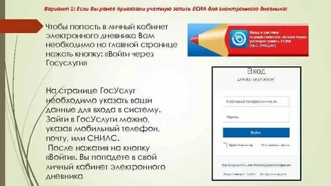 Как можно войти в электронный дневник
