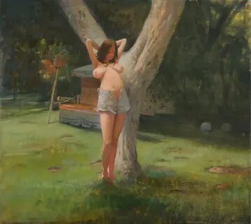 Lisa Yuskavage - Naked Neighbor.